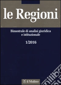 Le regioni (2016). Vol. 1