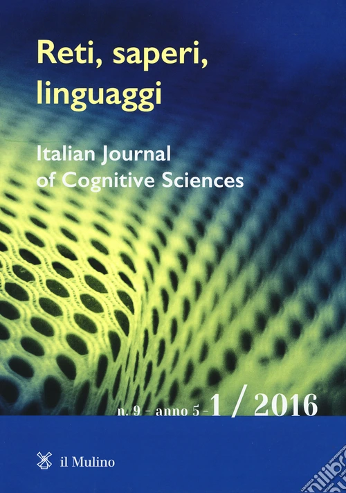 Reti, saperi, linguaggi (2016). Vol. 1