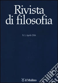 Rivista di filosofia (2016). Vol. 1 libro