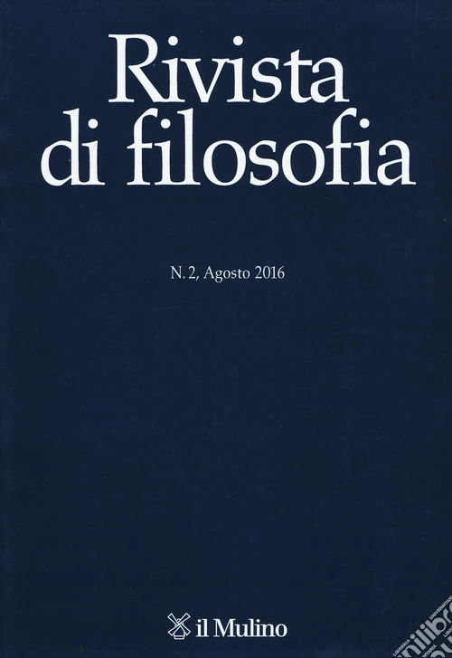 Rivista di filosofia (2016). Vol. 2