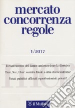 Mercato concorrenza regole   (2017). Vol. 1 libro