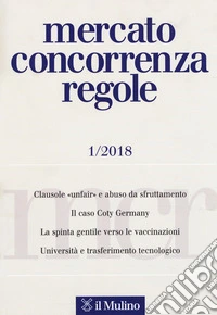 Mercato concorrenza regole (2018). Vol. 1 libro