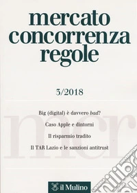 Mercato concorrenza regole (2018). Vol. 3 libro