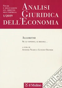 Analisi giuridica dell'economia (2019). Vol. 1 libro