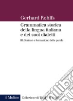 Grammatica storica della lingua italiana e dei suoi dialetti. Vol. 3: Sintassi