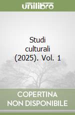 Studi culturali (2025). Vol. 1 libro