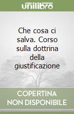 Che cosa ci salva. Corso sulla dottrina della giustificazione libro