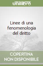 Linee di una fenomenologia del diritto libro