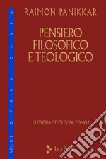 Pensiero filosofico e teologico libro