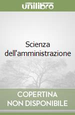 Scienza dell'amministrazione libro