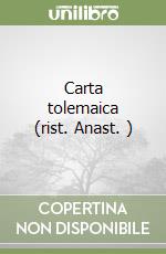 Carta tolemaica (rist. Anast. ) libro