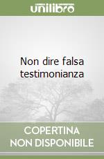 Non dire falsa testimonianza libro