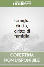 Famiglia, diritto, diritto di famiglia libro