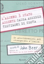 L'alunno è stato assente causa assedio testimoni di Geova libro