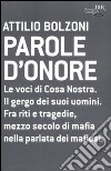 Parole d'onore libro