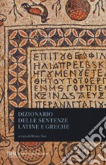 Dizionario delle sentenze latine e greche libro