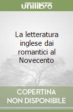 La letteratura inglese dai romantici al Novecento libro