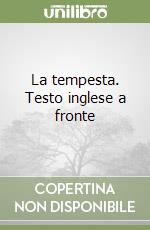 La tempesta. Testo inglese a fronte libro