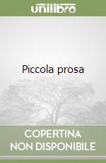 Piccola prosa libro