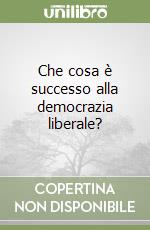 Che cosa è successo alla democrazia liberale? libro