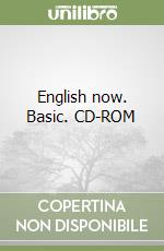 English now. Basic. CD-ROM