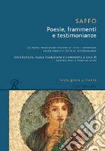 Poesie, frammenti e testimonianze. Testo greco a fronte libro