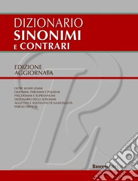 Dizionario sinonimi e contrari