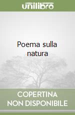 Poema sulla natura libro