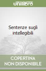 Sentenze sugli intellegibili libro