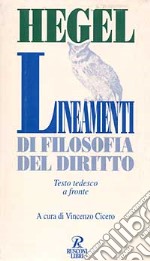 Lineamenti di filosofia del diritto libro