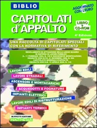 Biblio capitolati d'appalto. Con CD-ROM libro