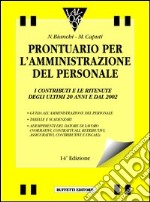 Prontuario per l'amministrazione del personale libro