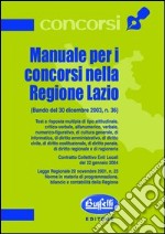 Manuale per i concorsi nella regione Lazio libro