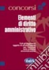 Elementi di diritto amministrativo libro