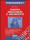 Tariffa ingegneri e architetti libro