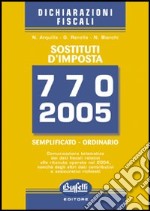 Sostituti d'imposta. Modello 770-2005