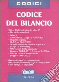 Codice del bilancio libro