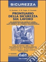 Prontuario della sicurezza sul lavoro