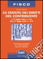 Statuto dei diritti del contribuente libro