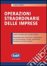 Operazioni straordinarie delle imprese libro