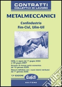 CCNL Metalmeccanici Confindustria libro