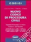 Nuovo codice di procedura civile libro