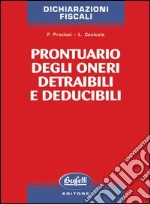 Prontuario degli oneri detraibili e deducibili libro