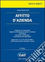 Affitto d'azienda libro