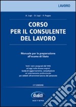 Corso per il consulente del lavoro libro