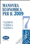 Manovra economica per il 2009 libro