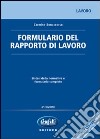 Formulario del rapporto di lavoro. Con CD-ROM libro