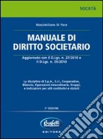 Manuale di diritto societario libro