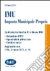 IMU. Imposta municipale propria libro