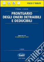 Prontuario degli oneri detraibili e deducibili libro